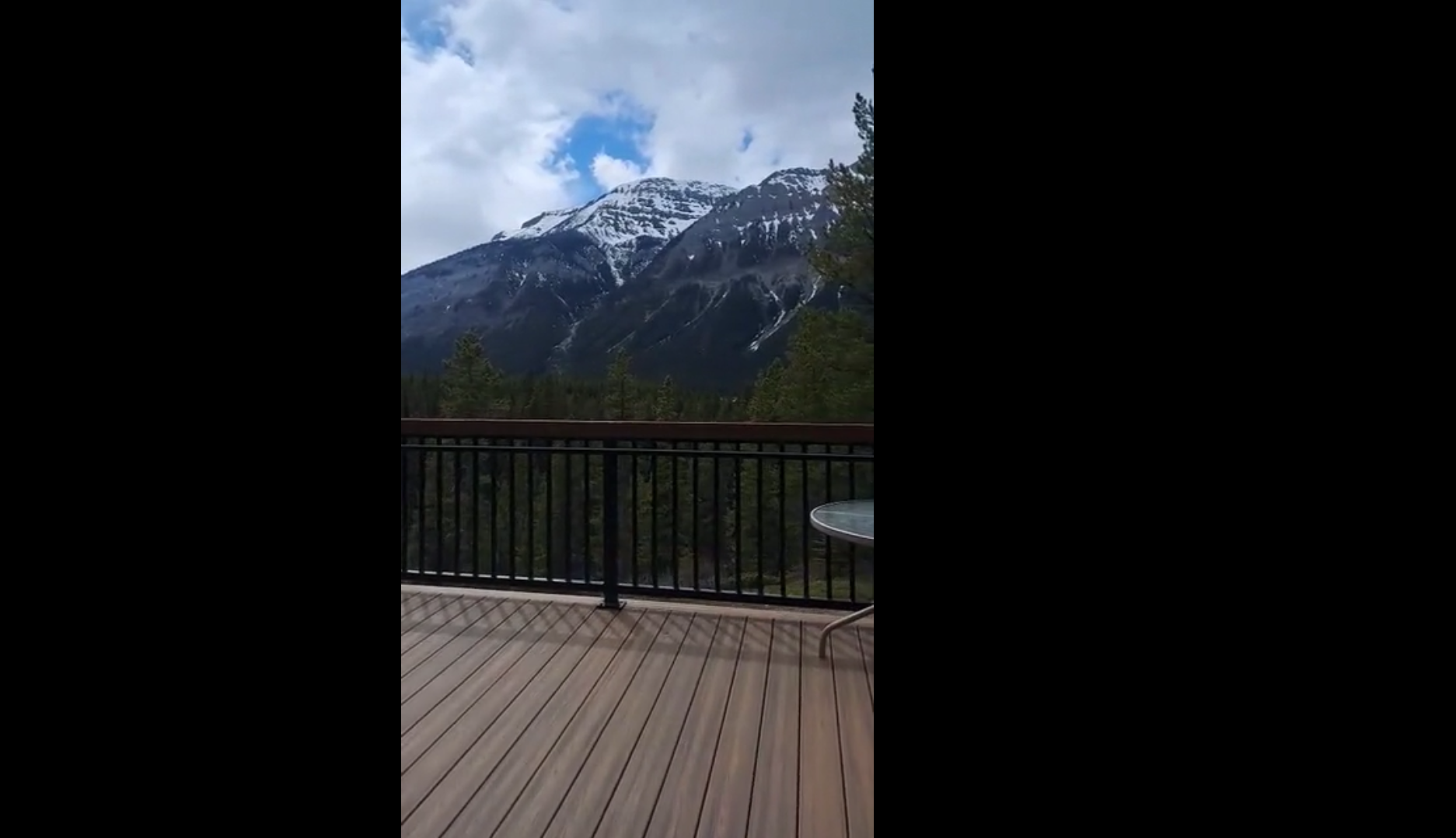 Outside the Lodge